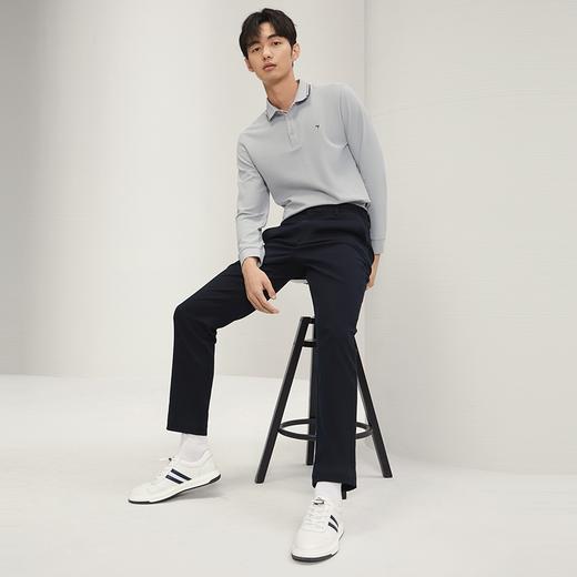 【含莫代尔】柒牌男装休闲裤男秋季新款商务百搭毛圈底修身直筒裤127H71080 商品图3