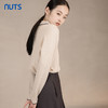 NUTS秋冬款复古气质百搭娃娃领百搭打底毛织短外套女241053223 商品缩略图4