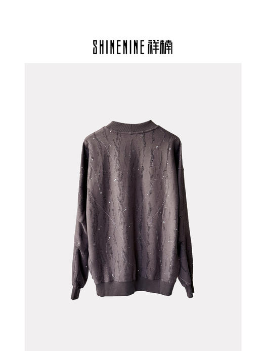 W432064263个性墨迹圆领卫衣 商品图1