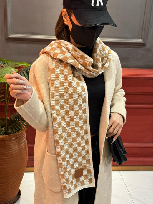 秋冬特惠💰350 LV围巾 怒赞推荐 高端男士款 软糯的男士羊绒围巾 L家ZG同步 商品图3