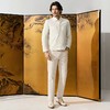 【中华立领】柒牌男士翻领夹克2025春季新款国风盘扣提花肌理外套128K70630 商品缩略图3