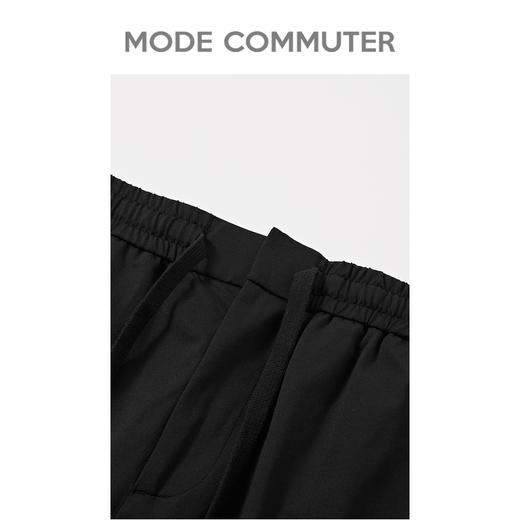 MODE COMMUTER夏季松紧长裤男简约通勤直筒休闲裤MCD102015D 商品图2