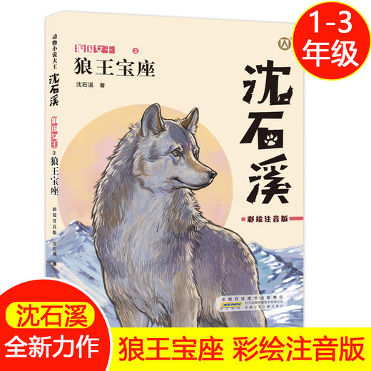狼王宝座 沈石溪动物小说 彩绘注音版fb一年级课外书二年级儿童文学图书小学生三年级课外阅读书籍 商品图0