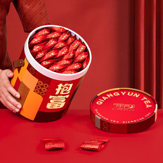 【超值装】强韵 抱富茶叶五大名茶礼盒装 超大份量 独立包装 商品图11