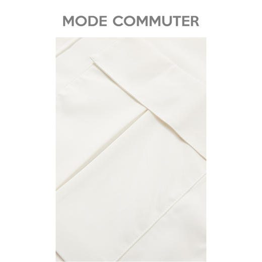 MC |MODE COMMUTER春季落肩立体口袋时尚翻领长袖衬衫男MCD103054A 商品图3