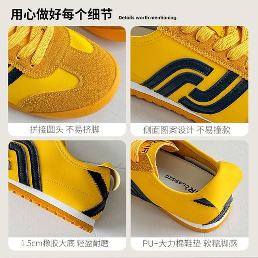 ZHR则则复古平底德训鞋女春季新款软底舒适板鞋平稳百搭低帮鞋女 商品图3