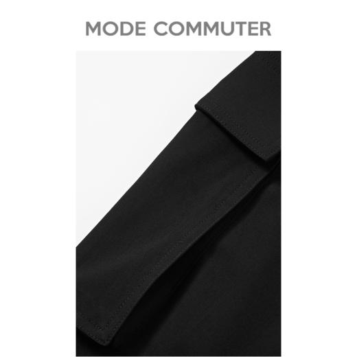 MC |MODE COMMUTER春季立体口袋宽松直筒休闲工装长裤男MCD102059A 商品图3