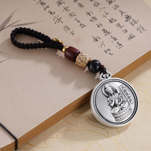 子佩集S999银【福迎生肖】钥匙扣【YSY007】纯银小摆件十二生肖守护神可转动2412 商品图7