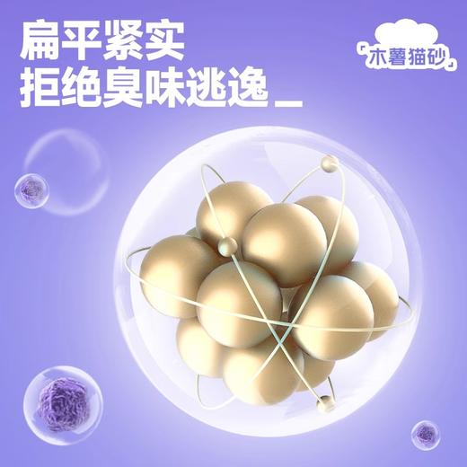 耐威克木薯猫砂|纯植物砂|一铲即净|不粘底，拒绝残留|不散团，锁住异味|空隙小，用量省 商品图3