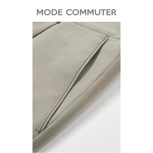 MC |MODE COMMUTER夏季直筒短裤男简洁经典百搭男士短裤MCD122105D 商品图3