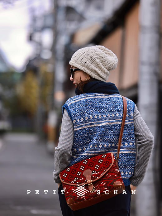 PETIT SCHAN小闪 #074 Inner Beauty 白馥美 羊绒手纺纱手工编织冷帽堆堆帽 商品图13