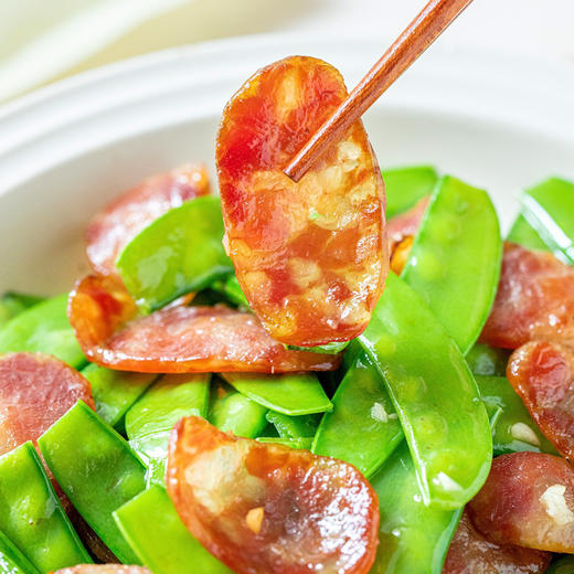 优选|减盐减油腊肠/腊肉，无烟熏无防腐剂 腊香四溢  咸香下饭 有腊味才叫年 4袋*1礼盒 商品图5