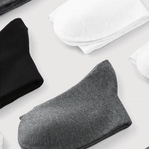 圣得西袜子男年时尚耐磨耐穿5双礼盒装中筒男袜透气棉袜 商品图4