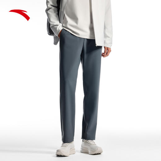 【299任选2件】安踏运动长裤男士新款高弹跑步训练裤通勤直筒裤子152517307S 商品图2