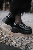 时尚穿搭利器~7.5cm增高时髦松糕乐福鞋！橡胶发泡大底上脚防滑超轻盈！加绒不加绒双版本可选！类平底走感轻松增高 开边珠胎牛皮质感chao绝！四季款美鞋！ 商品缩略图10