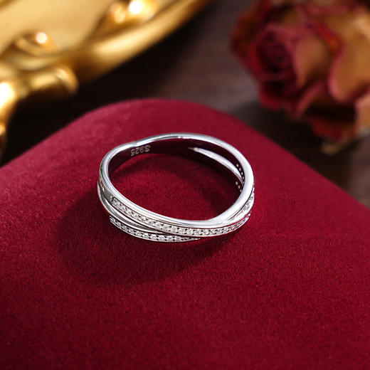 子佩集S925银【银河闪闪】戒指【JL070771】纯银时尚2412 商品图1