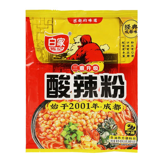 白家正宗酸辣粉丝108g/袋 商品图5