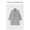 MC |MODE COMMUTER冬季落肩双排扣通勤休闲翻领长款大衣男MCD126072J 商品缩略图4