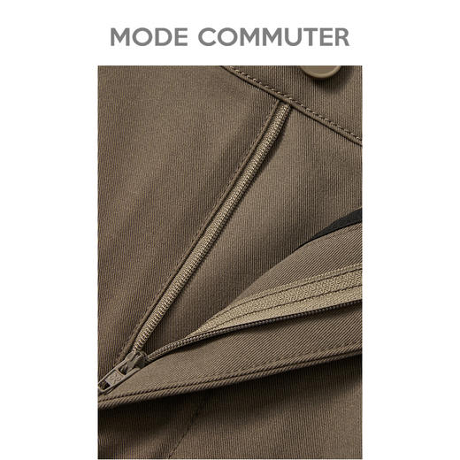 MC |MODE COMMUTER秋季压褶直筒极简通勤长裤男MCD102007H 商品图3