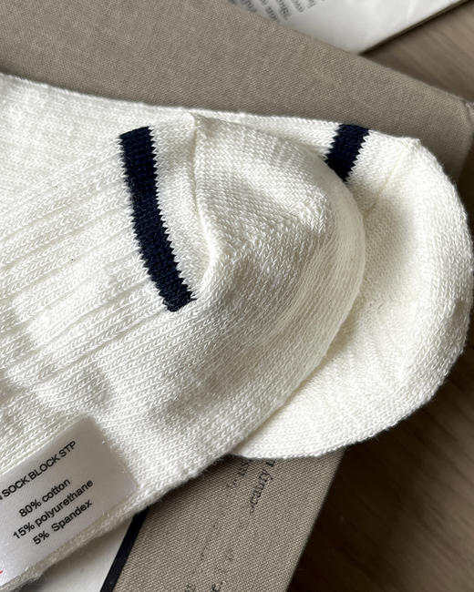 现货 THS 12.30-无 PS女士 条纹拼色中筒针织袜 3色  CU216 CU212 商品图10