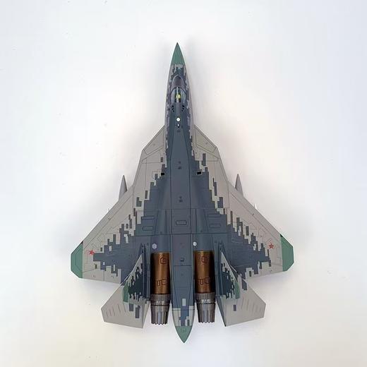 新品预售特尔博1:72苏57模型su57合金飞机模型俄罗斯战斗机航模成品T50 商品图3