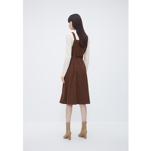 NEELLY纳俪商场同款法式套装背带裙秋冬高级感甜美显瘦毛衣连衣裙 商品图3