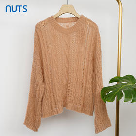 NUTS商场同款时尚百搭针织衫毛衣纯色上衣141052068