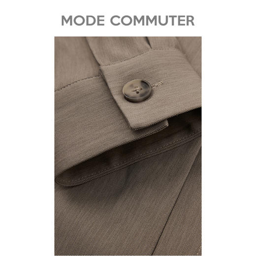 MC |MODE COMMUTER秋季宽松休闲男士衬衫外套MCD121032G 商品图4