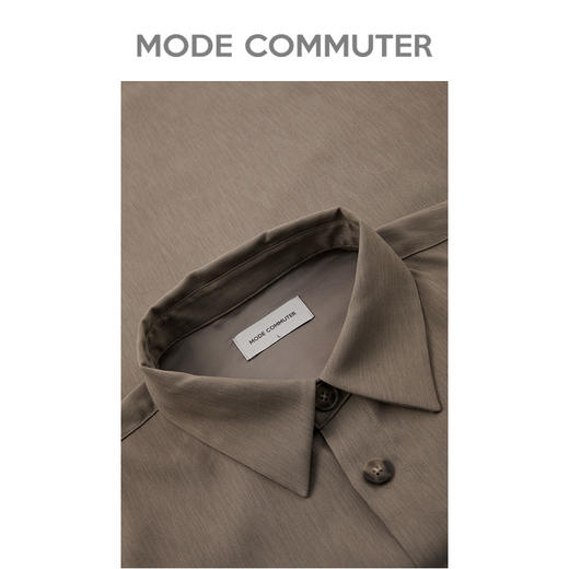 MC |MODE COMMUTER秋季宽松休闲男士衬衫外套MCD121032G 商品图2