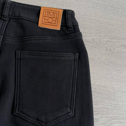 【1月6日  下午15:00 秒杀】偷偷美 厚奥粒绒 黑色 窄版 厚绒直筒裤 商品图12