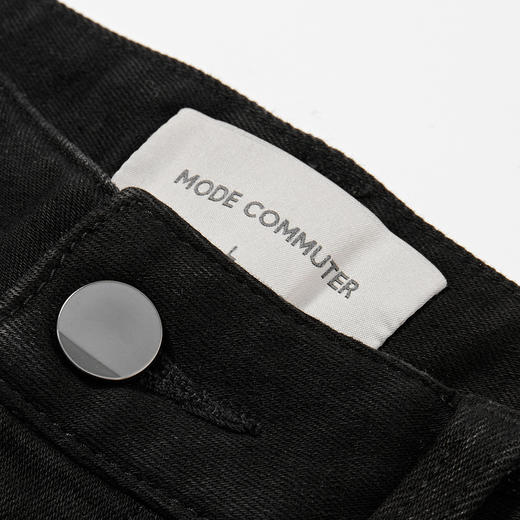 MC |MODE COMMUTER冬季弹性修身牛仔裤口袋时尚男士长裤MCD105047K 商品图4