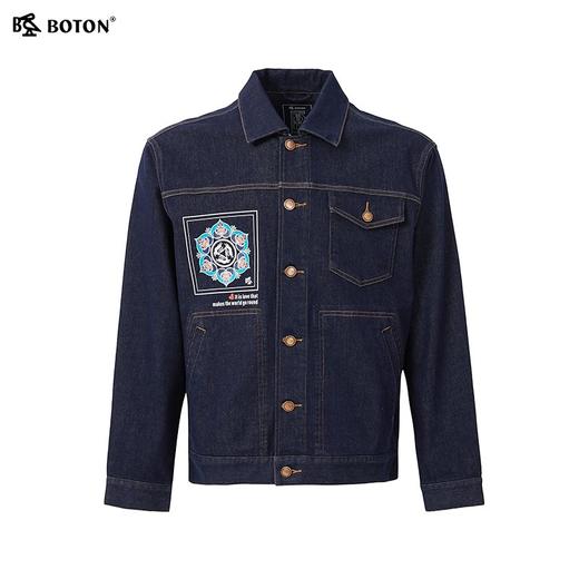 【不褪色】波顿男士春秋牛仔外套休闲工装夹克MJ978123 商品图5