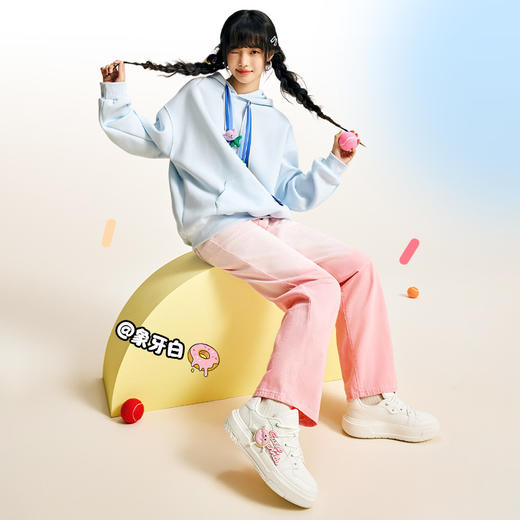 【399任选2件】安踏萌系A道丨厚底增高板鞋女2025新款潮流运动鞋子122518033 商品图1