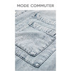 MODE COMMUTER夏季口袋翻领牛仔衬衫潮流男士短袖MCD123304D 商品缩略图3