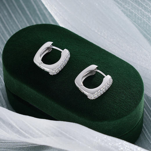 子佩集S925银【方悦】耳环【YEH-2491】纯银扣环时尚扣环耳圈2412 商品图2