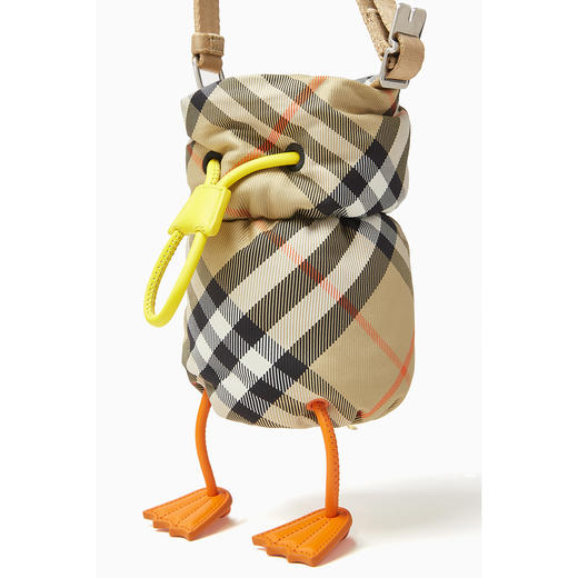 B家 经典格纹棉质帆布 水鸟包水壶套 Z-12362 商品图6