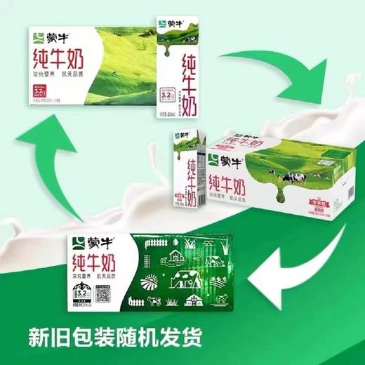 蒙牛 纯牛奶 200ml*24盒 商品图1