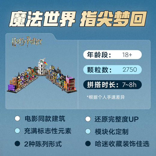 乐高积木L76444乐高哈利波特系列迷你对角巷™ 商品图2