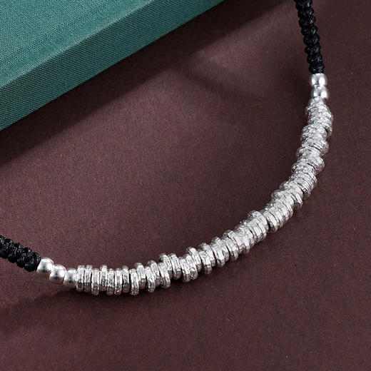 子佩集S925银【绽放之力】项链【TSN0002】纯银钱串原创2腰缠万贯盘缠盘缠2412 商品图4