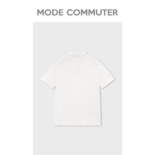 MODE COMMUTER夏季修身干爽舒适通勤polo衫男MCD124019D 商品图1