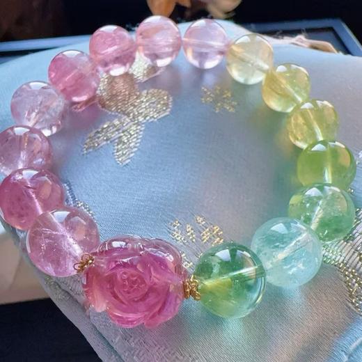 11mm单圈人鱼碧玺手串 商品图2