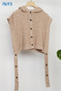 NUTS商场同款时尚气质毛织针织单排扣披肩141053219 商品缩略图5