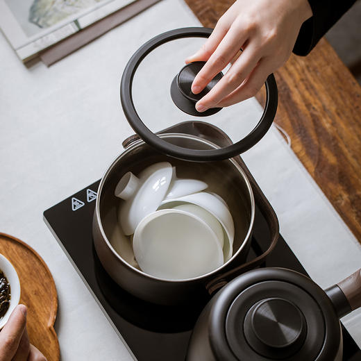 鸣盏不锈钢提梁茶洗MZ-8022 商品图2