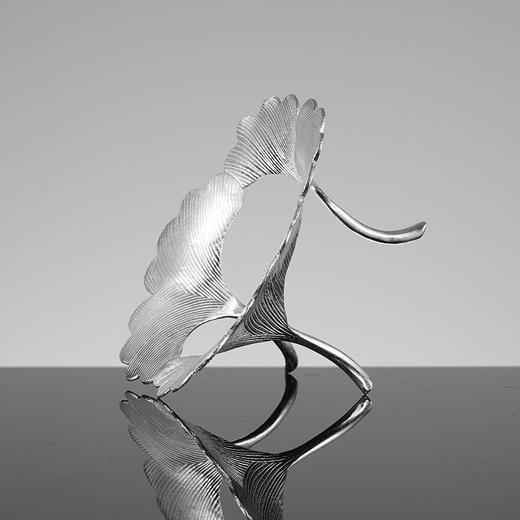 子佩集S990银杏叶茶托【MZYH016】纯银2412 商品图4