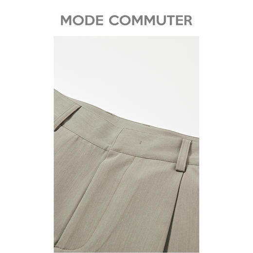 MC |MODE COMMUTER夏季直筒短裤男简洁经典百搭男士短裤MCD122105D 商品图2