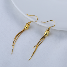 【宏艺珠宝】锦丝灵羽·银s925耳饰