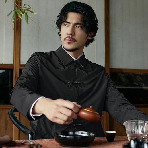 【柴云龙同款】柒牌男装中国风盘扣唐装2025春季薄款新中式夹克外套128K70560 商品图4