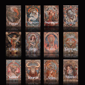 2025喀麦隆十二星座超薄银币！超美！