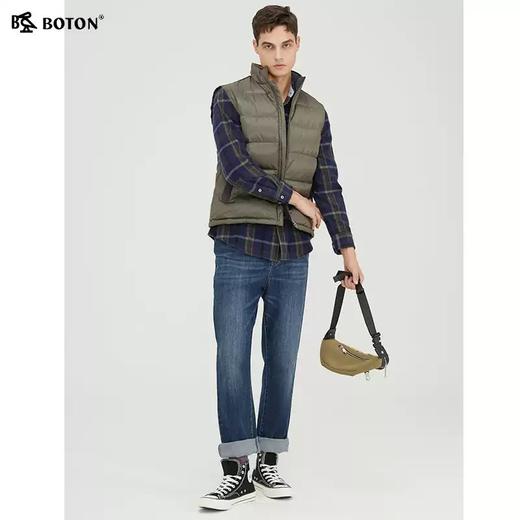 波顿男士秋冬季立领白鸭绒保暖羽绒马甲MC787321 商品图2
