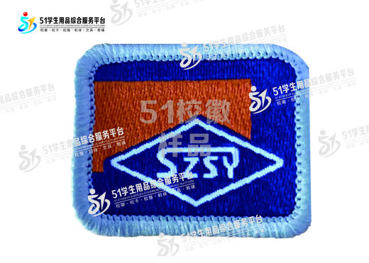 通版深圳实验学校织唛校徽礼服布标姓名字贴章可缝可烫现货现发51 商品图7